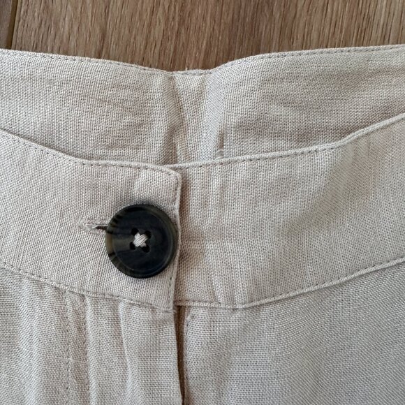 NA-KD Mid Waist Linen Mix Pants - Picture 9 of 15